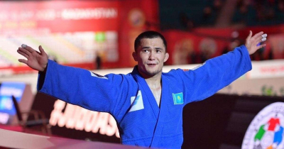 Дзюдоист Магжан Шамшадин взял «серебро» на турнире серии Grand Slam