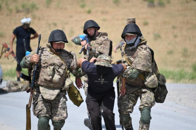 В Шымкенте прошли учебные сборы военнообязанных
