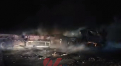На Иссык-Куле взорвался грузовик с фейерверками, погиб мужчина