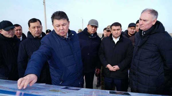 Канат Бозумбаев проверил состояние водохранилищ Туркестанской области