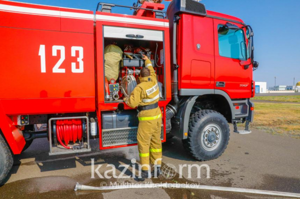 Пожар разгорелся в Баянаульском заповеднике