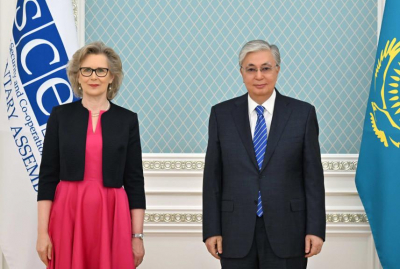 Касым-Жомарт Токаев принял Президента Парламентской Ассамблеи ОБСЕ Маргарету Седерфельт