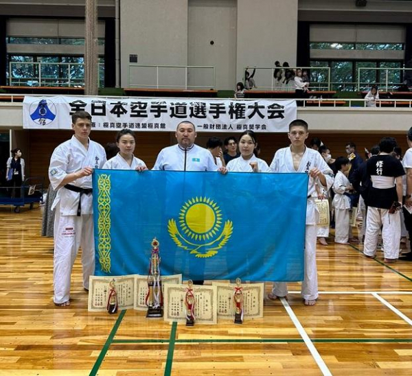 Казахстанские каратисты выиграли чемпионат Японии