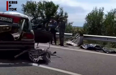 На Иссык-Куле взорвался грузовик с фейерверками, погиб мужчина