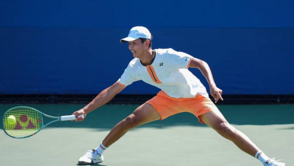 Зангару Нурланулы осталось выиграть два матча до триумфа на юниорском US Open