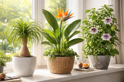 Они как будто из космоса! Три необычных комнатных растения: &laquo;журавлиный цветок&raquo;, &laquo;сладкая чаша&raquo; и бутылочное дерево