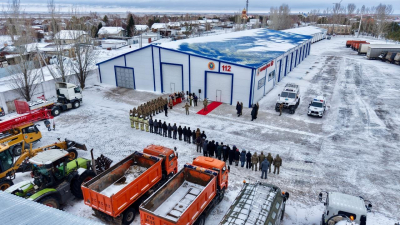 В селе Родина открыт современный пункт пожаротушения