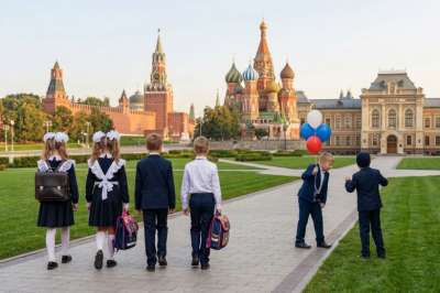 Собчак с Виторганом, Плющенко, Бородина: как звезды проводили детей в школу