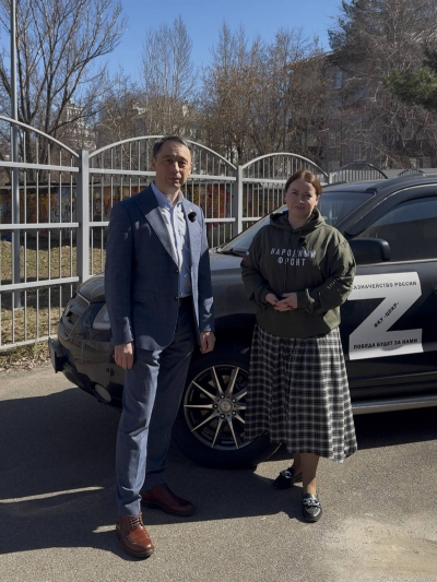 Народный фронт и ФКУ &laquo;ЦОКР&raquo; передали автомобиль бойцу батальона &laquo;Алга&raquo;