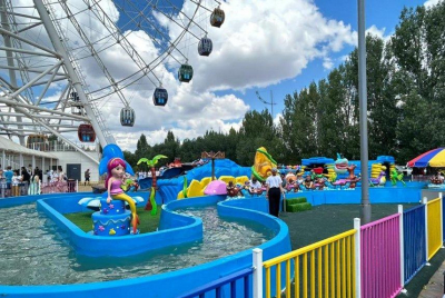 Еще один парк с аттракционами открыли в Астане