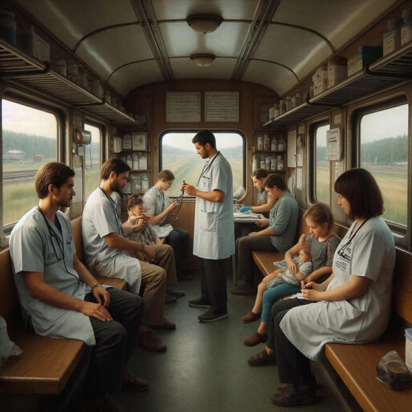 Как будет работать весной поезд здоровья в Иркутской области