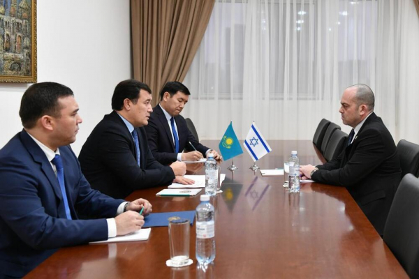 Заместитель министра иностранных дел Казахстана принял посла Израиля