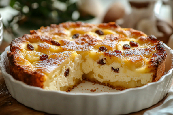 Творожная запеканка с изюмом без манки &mdash; ароматная, а внутри как чизкейк. Соседи думают, что пеку бисквит