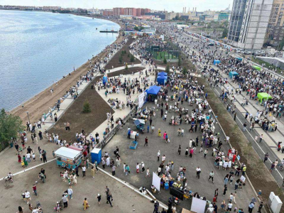 В Кокшетау открылась набережная озера Копа – Жағалау