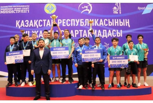 Карагандинские теннисисты стали первыми в общем медальном зачете республиканской спартакиады