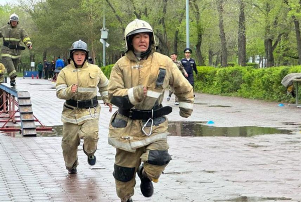 Более 100 юных спасателей приняли участие в соревнованиях в Караганде