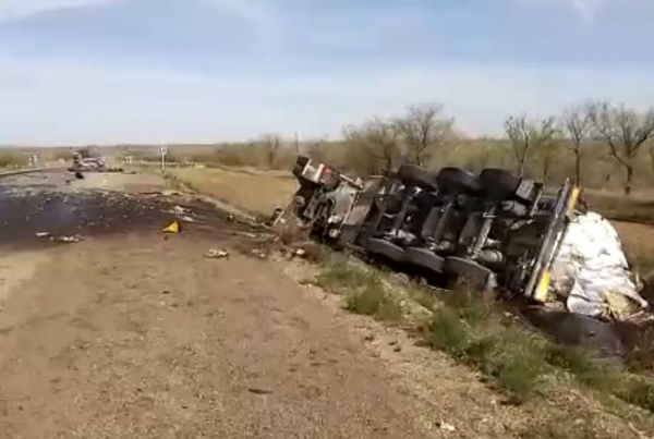 Водитель авто погиб в ДТП в Актюбинской области