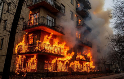 Пожар в пятиэтажке Иванова: эвакуировали 10 человек