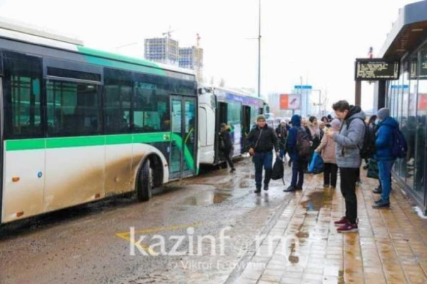 Движение двух автобусных маршрутов временно изменили в Астане