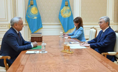 Касым-Жомарт Токаев принял председателя Союза писателей Мереке Кулкенова