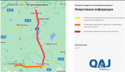 Какие дороги перекрыли в Казахстане из-за непогоды