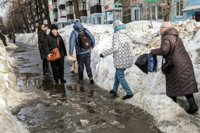 В&nbsp;Казани поступило 75 сообщений о&nbsp;подтоплениях