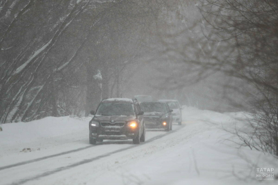 Татарстанцев предупредили о сильной метели в субботу