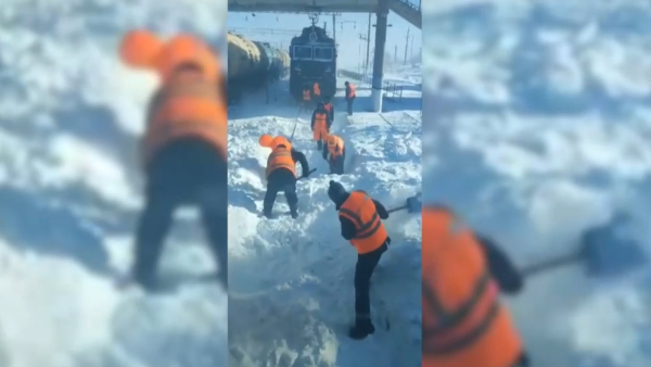 Поезда задерживаются из-за непогоды в Жамбылской области