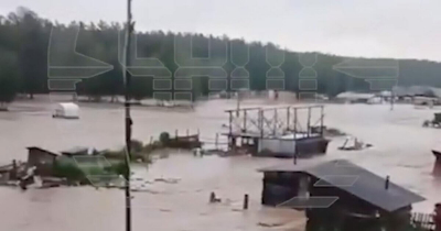 В России прорвало плотину на Киалимском водохранилище