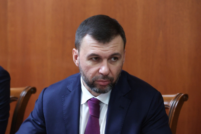 Пушилин посетил освобожденный Димитров и пообщался с местными жителями