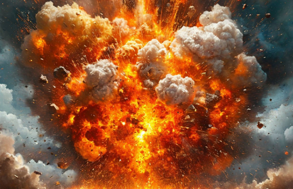 В Мерефе Харьковской области оказался поврежден нефтеперерабатывающий завод